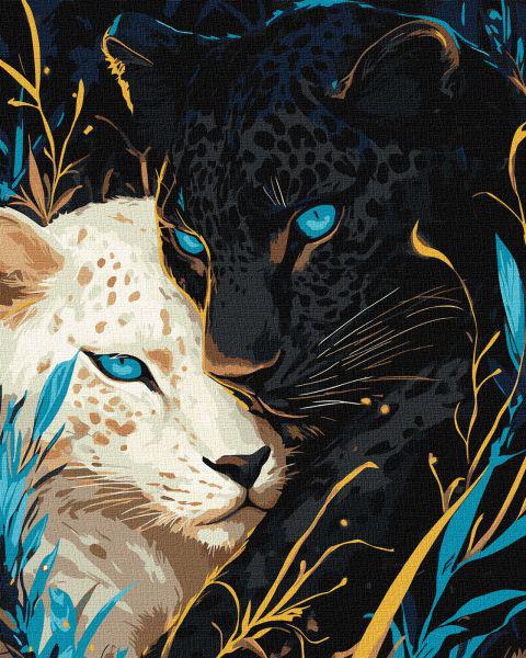 Картина по номерам Ideyka Инь Ян с красками металлик extra 40x50 см (Id-KHO6729)