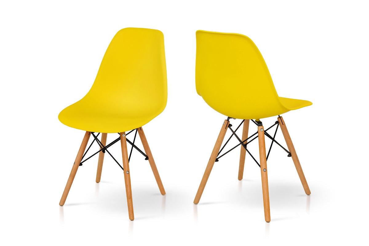 Стілець кухонний Мікс Меблі Смайл Жовтий/ніжки Бук - фото 6 Стілець кухонний Мікс Меблі Смайл Жовтий/ніжки Бук - фото 6