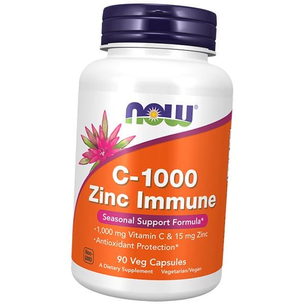 Вітамін С C-1000 Zinc Immune 90 вег. капс. (36128431)