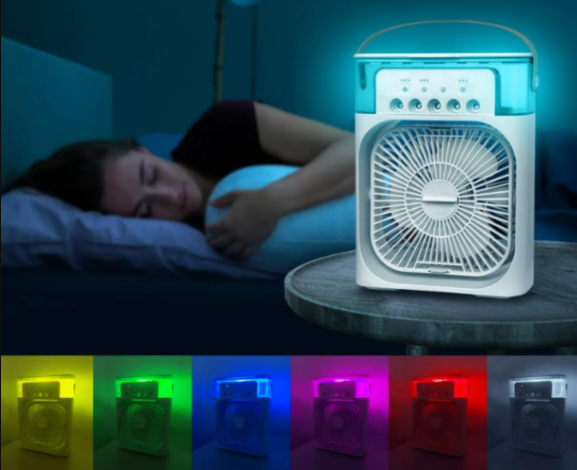 Зволожувач повітря з вентилятором Shinra SH-L11190 з LED-підсвічуванням (VP-681) - фото 10
