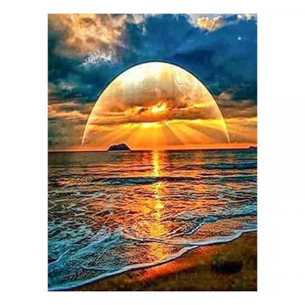 Алмазна мозаїка TK Group Відображення заходу 40х30 см з рамкою в коробці (GB76471-mt)