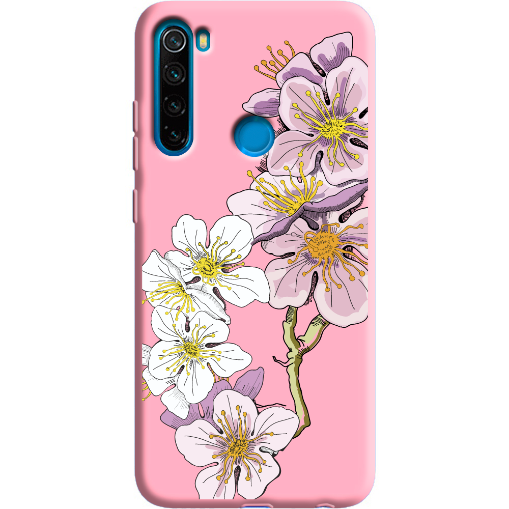 Чохол Boxface Xiaomi Redmi Note 8 Cherry Blossom Рожевий силікон (38214-cc4-38684)