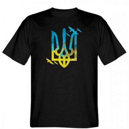 Футболка мужская Gildan Герб с птицами 2XL Черный (19279748-2-42815-XXL)