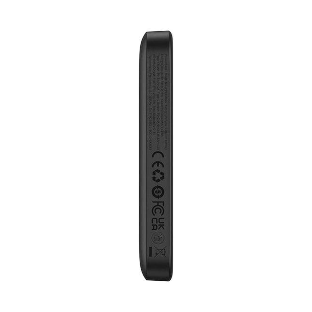 Повербанк Baseus Magnetic Mini 6000 mAh 20 W 2в1 QC3.0+PD3.0 с беспроводной зарядкой Qi 15 W Black (P10059002113-00) - фото 6