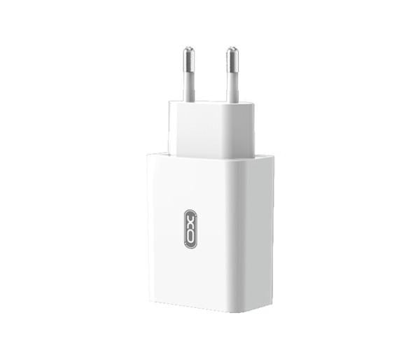 Устройство зарядное сетевое Xo L36 Usb 3A QC3,0 Type-C 1 м White