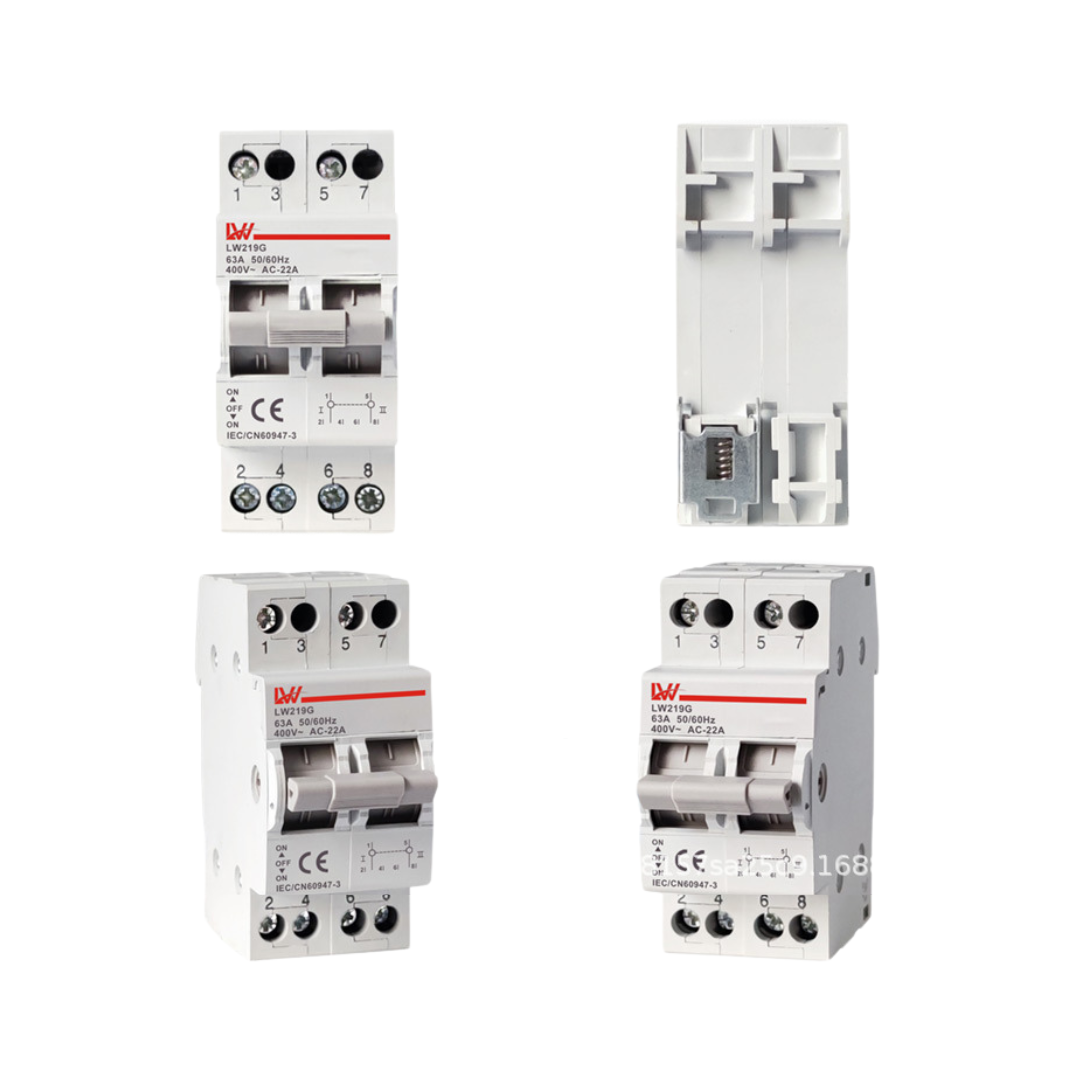 Переключатель нагрузки трехпозиционный 2Р 63A (29545243) - фото 2 Переключатель нагрузки трехпозиционный 2Р 63A (29545243) - фото 2