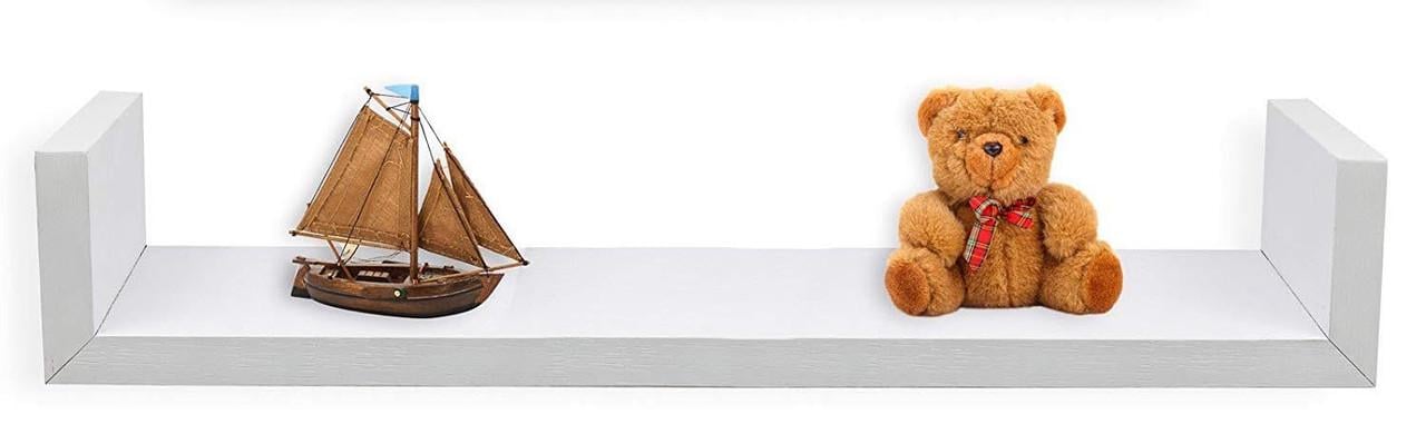 Полка настенная из дерева Уоккер 42 Зефир (НСП-0036320)