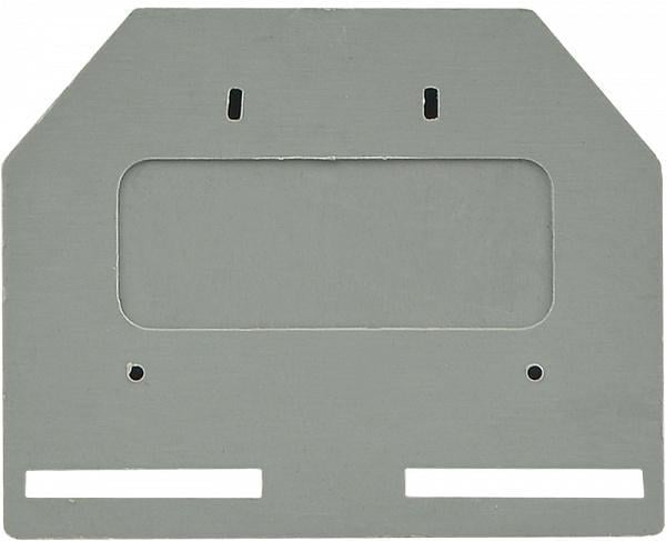 Пластина боковая для наборных клемм АСКО-Укрем JHN2-2,5 Cерый (A0130030013)
