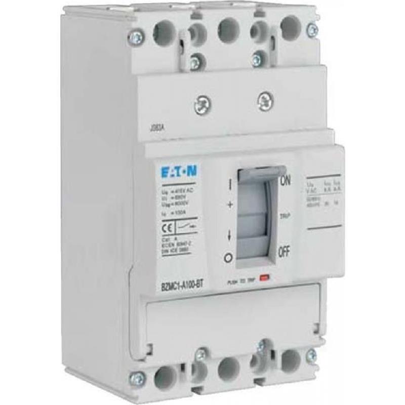 Автоматический выключатель силовой Eaton Moeller 80A 25kA 3 полюса BZMB1-A80-BT (19675) Автоматический выключатель силовой Eaton Moeller 80A 25kA 3 полюса BZMB1-A80-BT (19675)