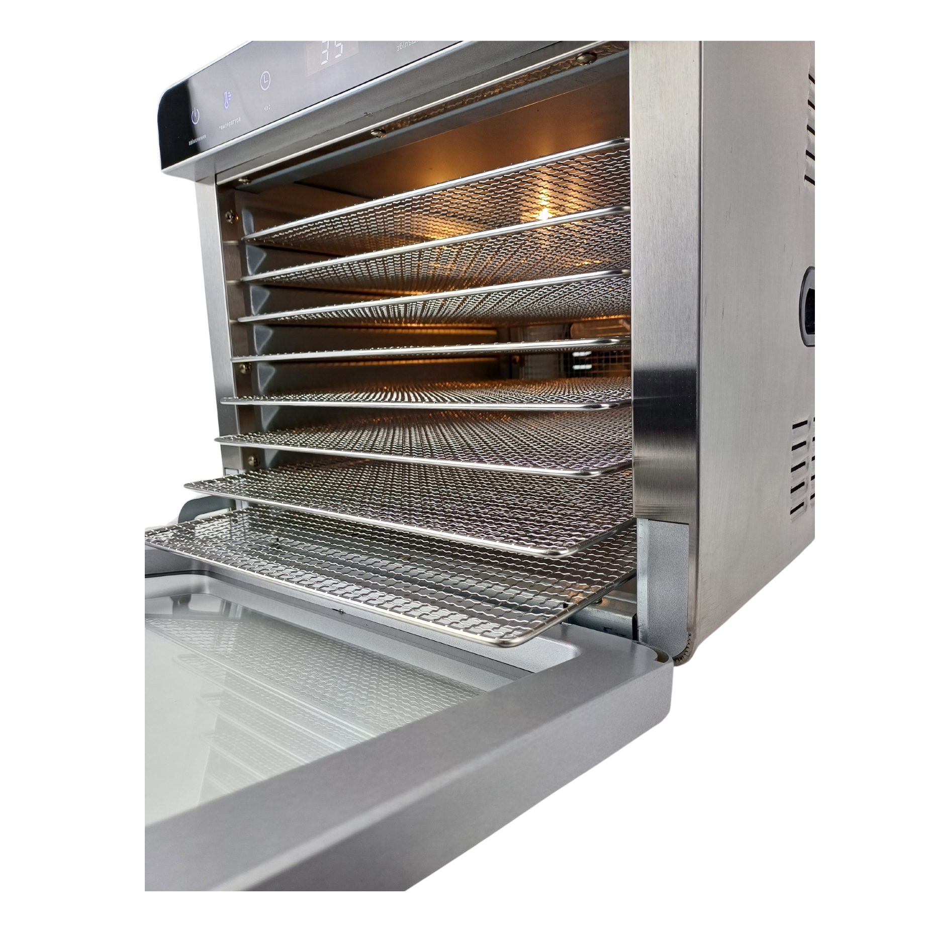 Дегідратор професійний Tekhniko DH-08D-SS на 8 лотків (14083873) - фото 3 Дегідратор професійний Tekhniko DH-08D-SS на 8 лотків (14083873) - фото 3