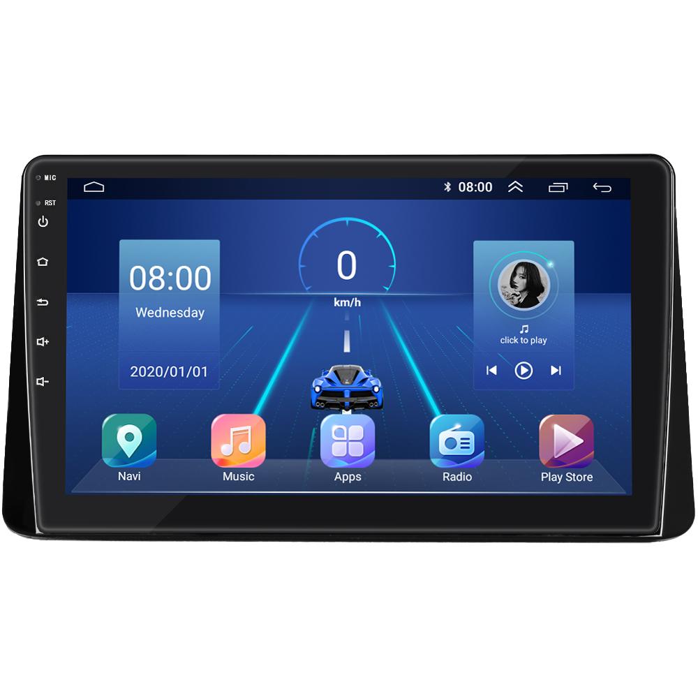 Автомагнитола штатная Lesko Top для Mitsubishi Eclipse Cross I 2017-2020 г. 4G/Wi-Fi/GPS 4/64 GB 10" (10886-59633)