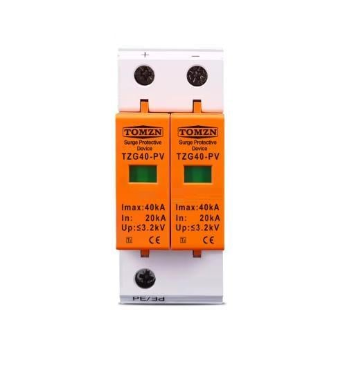 Разрядник для защиты TOMZN TZG40 DC 1р+N 1000В от перенапряжения