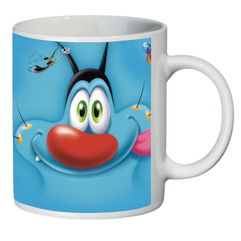 Чашка с принтом Оги и тараканы 003 (2356728105)