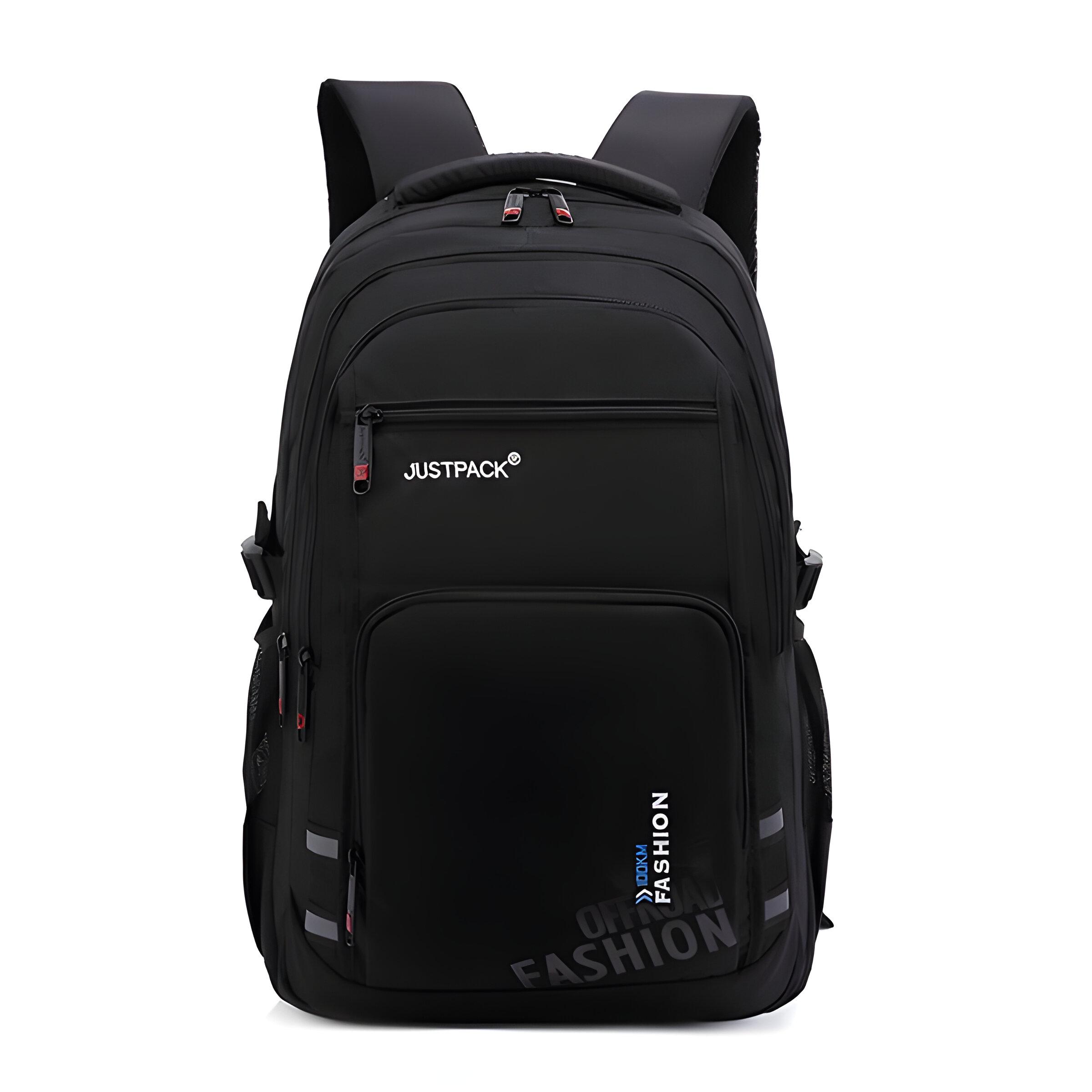 Рюкзак міський Justpack з ортопедичною спинкою Чорний (5773/Д)
