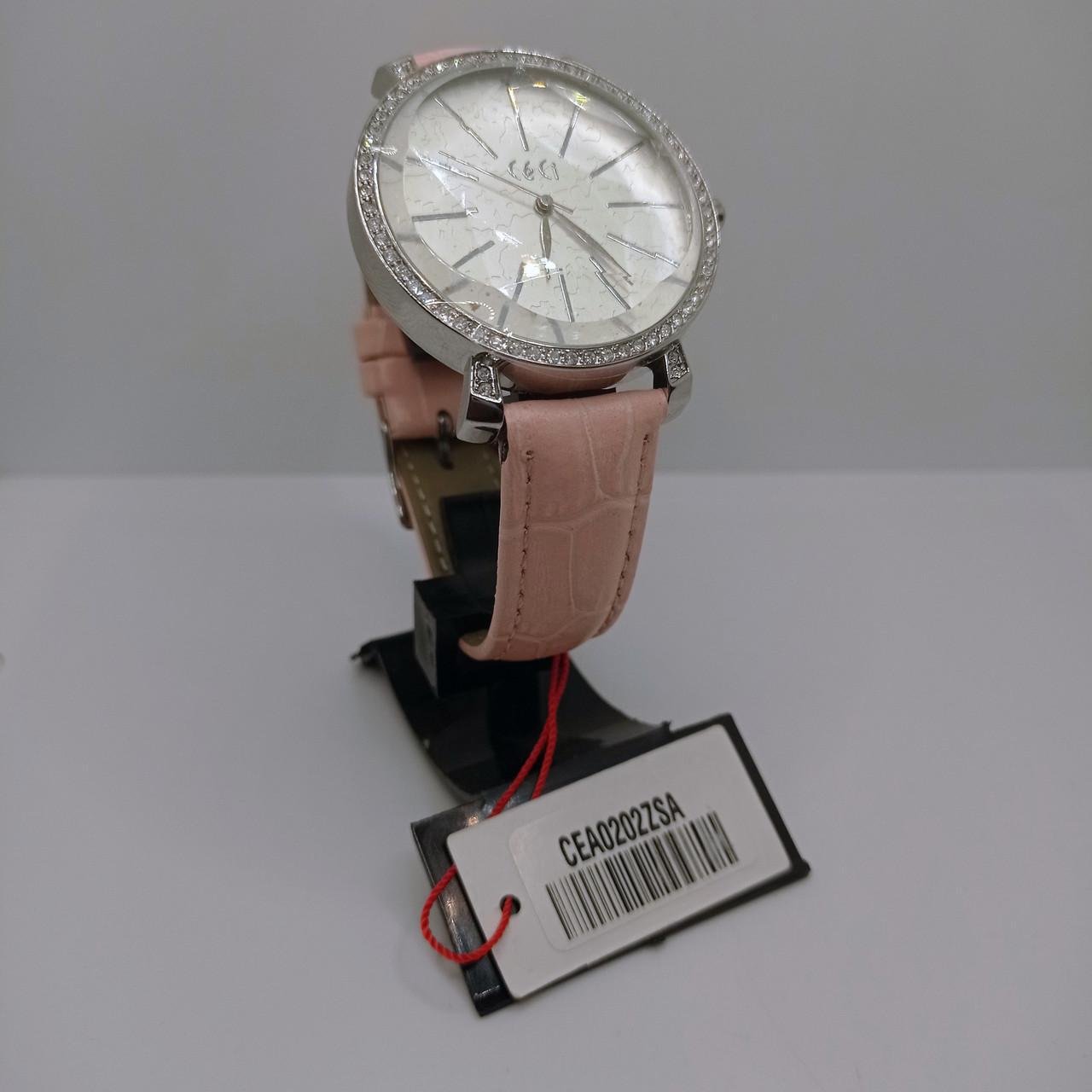 Наручные часы CeCi женские кварцевые кожаный ремешок (СЕА0202ZSA)