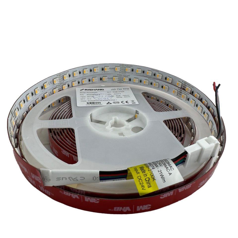 Светодиодная лента 5050-84-IP20-RGB/WW-12-24 RD0284AC-A 2700K (17060)