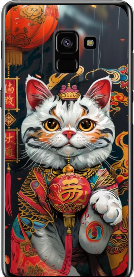 Чохол на Samsung Galaxy A8 Plus 2018 A730F China Cat v2 (6135u-1345-42517)