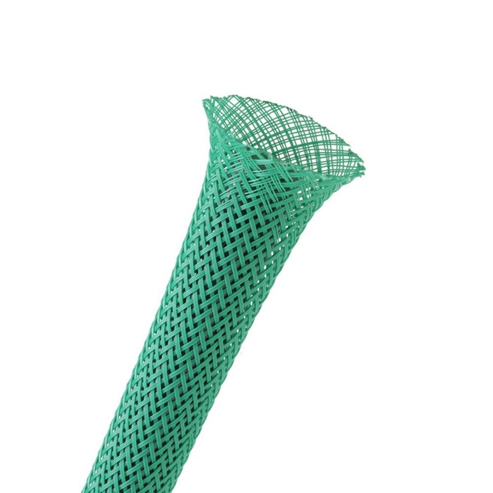 Кабельная оплетка круглая Techflex PTN0,13GN PET-0,32 см растяжка 2,3-6,3 мм Зеленый
