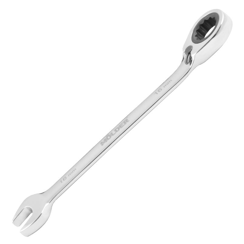Ключ комбінований з трещіткою та реверсом Molder MT59016 CR-V 16 мм (12804941) - фото 3 Ключ комбінований з трещіткою та реверсом Molder MT59016 CR-V 16 мм (12804941) - фото 3