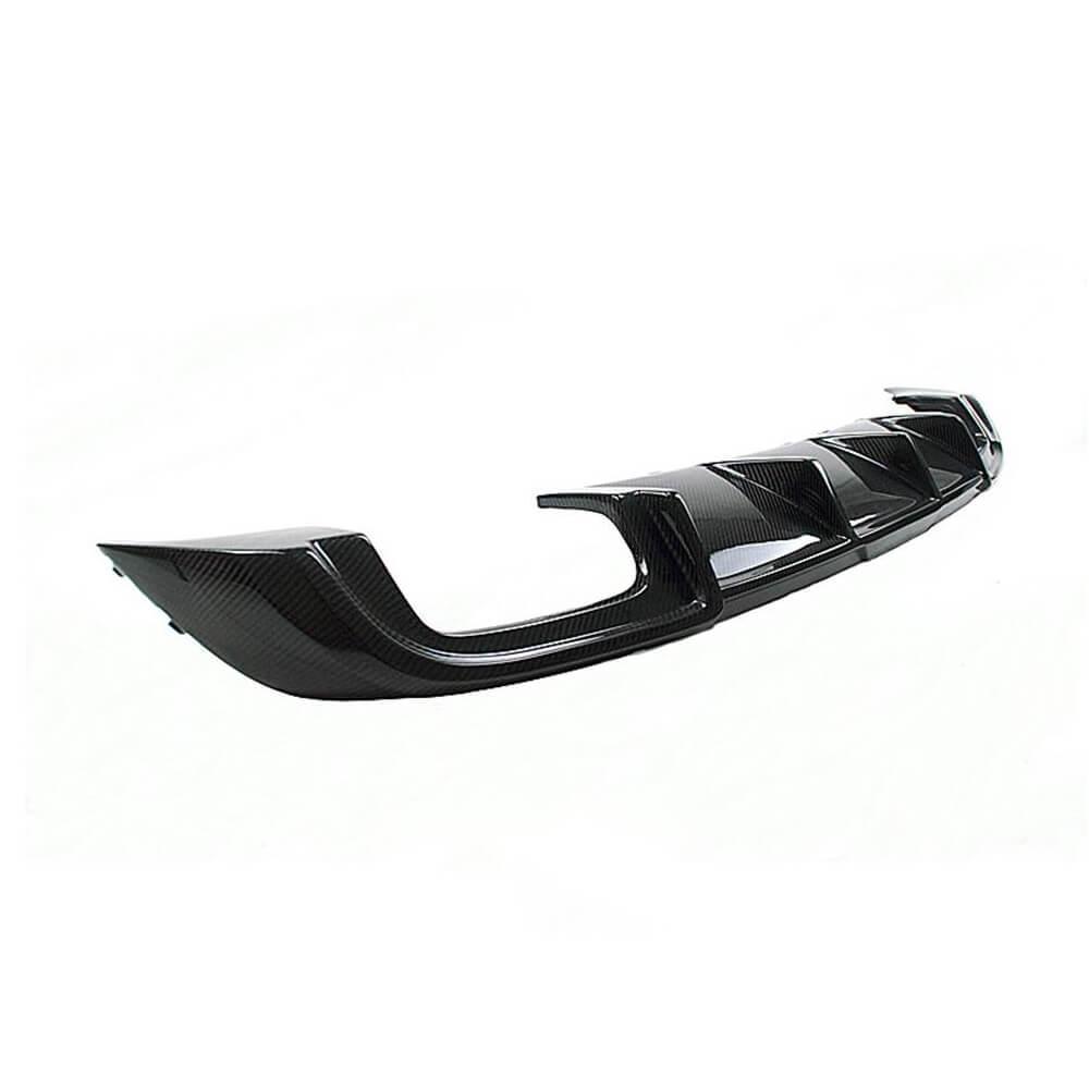 Диффузор заднего бампера DDCarbon V2 для S-Line HB 2017-2020 DDCarbon для Audi A3 2012-2020 гг. натуральный карбон (132748)