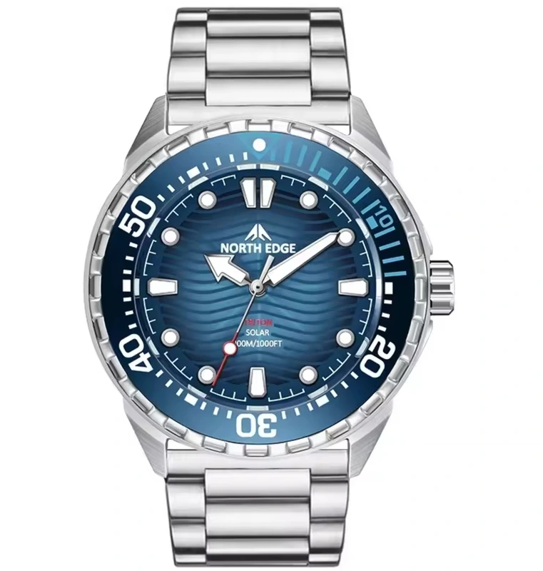 Годинник чоловічий спортивний тактичний North Edge Triton 30 Bar (11156)