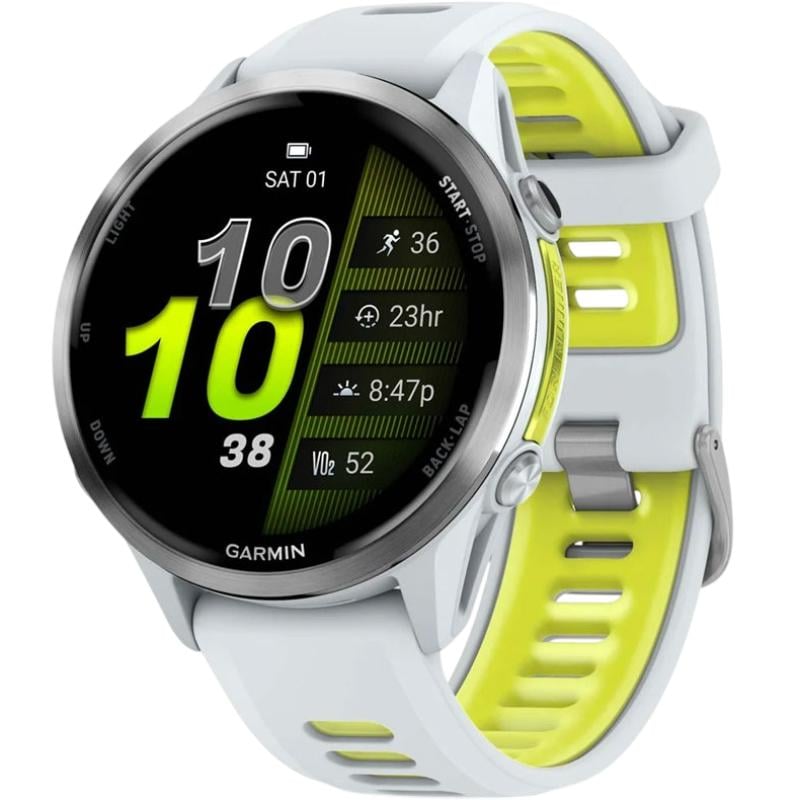 Смарт-часы Garmin Forerunner 970 Whitestone/Amp Yellow 1,4" AMOLED GPS NFC WR50 White/Yellow (010-02969-11) Смарт-часы Garmin Forerunner 970 Whitestone/Amp Yellow 1,4" AMOLED GPS NFC WR50 White/Yellow (010-02969-11)