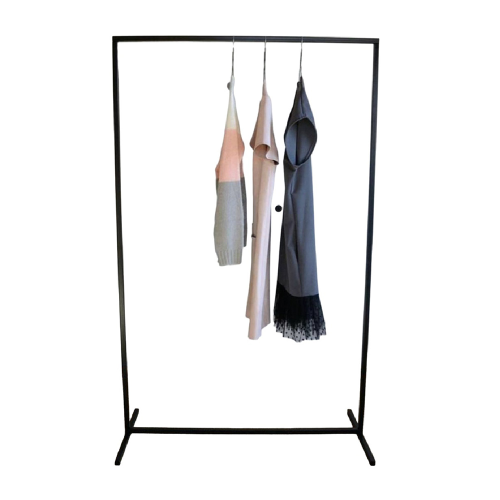 Вішалка-стійка для одягу I loft you 160x50x100 см Чорний (1822628214)