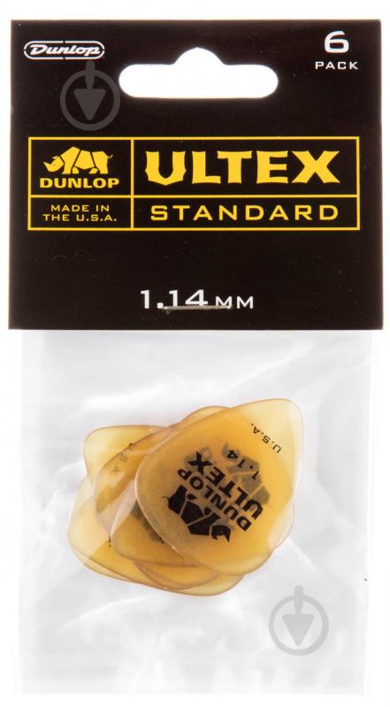 Медіатори Dunlop 421P1.14 Ultex Standard Player's Pack 1.14 mm (6 шт.)