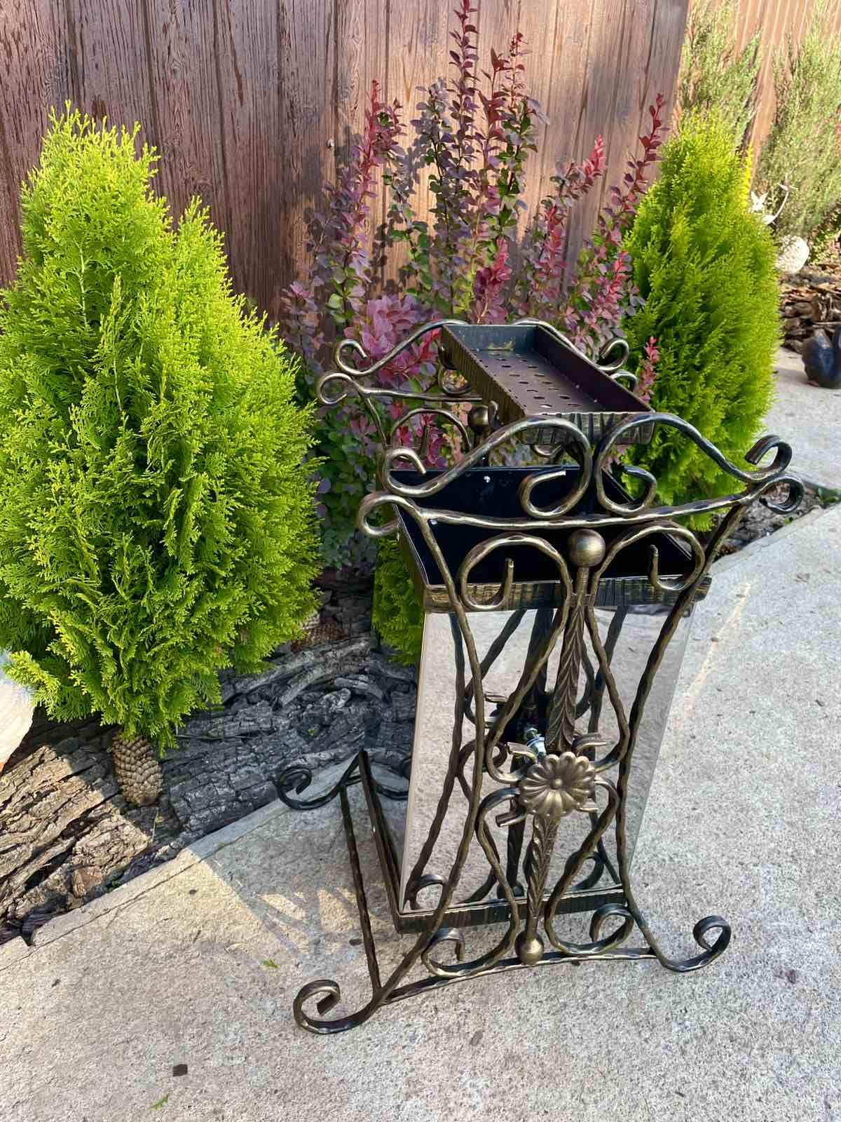 Урна со съемной пепельницей и ведром из нержавеющей стали (Vi_28) - фото 7 Урна со съемной пепельницей и ведром из нержавеющей стали (Vi_28) - фото 7