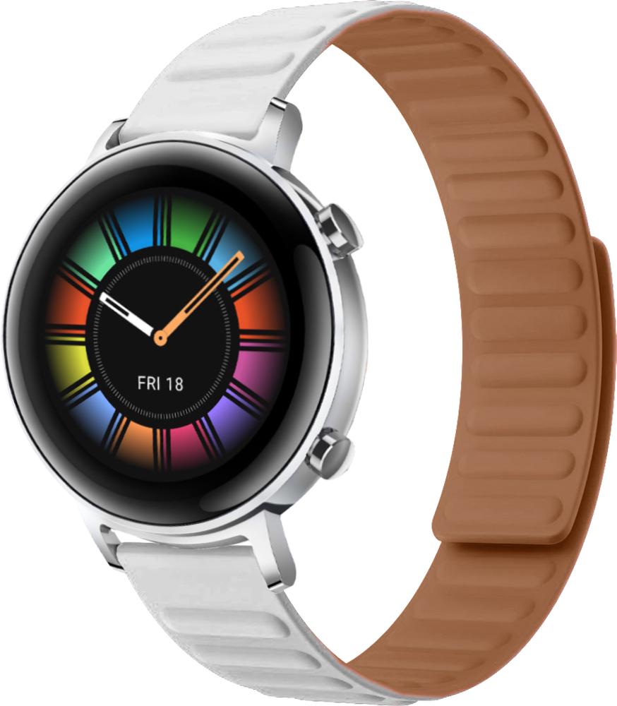 Ремешок Magneter для Huawei Watch GT 2 42 мм White (26611-29)