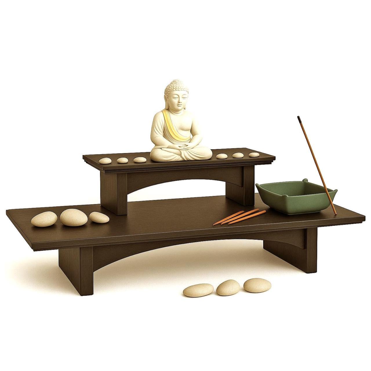 Алтарь для медитации из дерева Данирес Мокко (ЛАТ-001410)