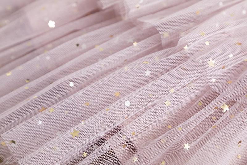 Платье праздничное 110 см Пудровый (23991858) - фото 4 Платье праздничное 110 см Пудровый (23991858) - фото 4