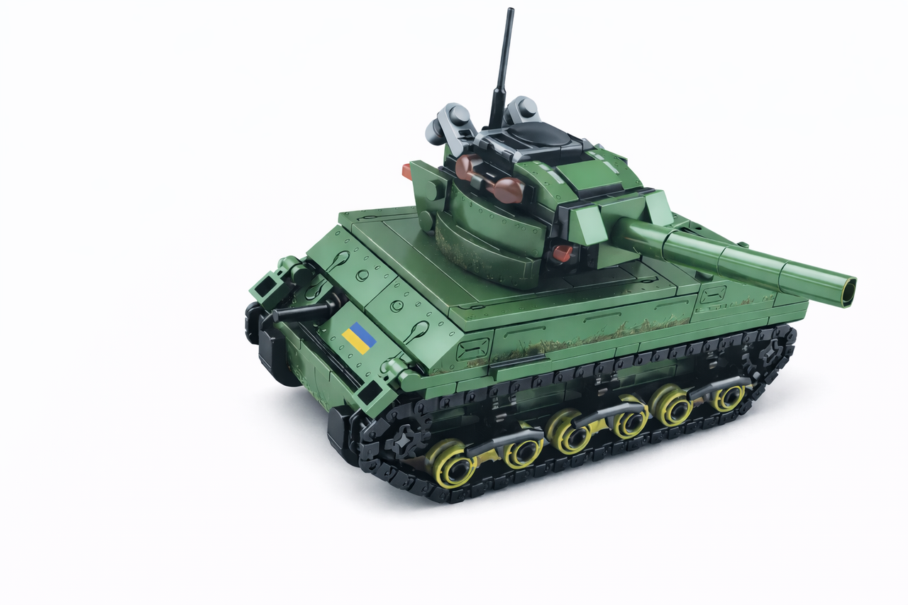 Конструктор Iblock PL-920-169 Армія Американський танк M4A1 Sherman 473 дет. (1898252428)