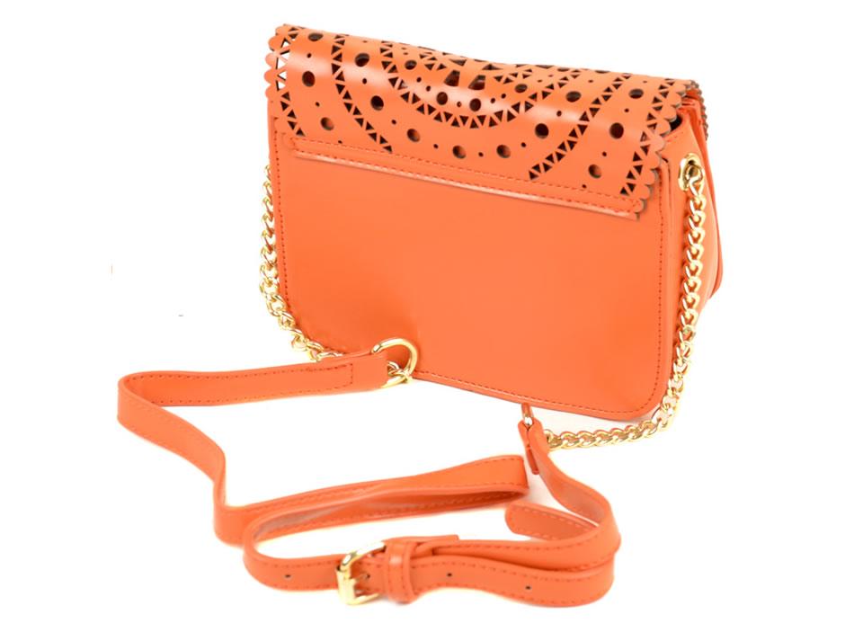 Женская сумочка-клатч Fashion 8490 Оранжевый - фото 2 Женская сумочка-клатч Fashion 8490 Оранжевый - фото 2