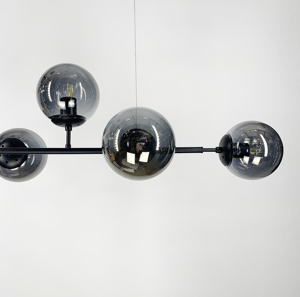 Люстра на 6 плафонів Графітовий (SGJ 7/6 BK) - фото 2