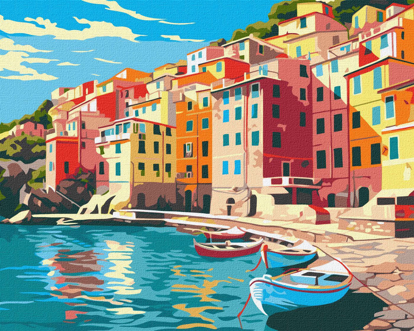 Картина по номерам Идейка Солнечный город 40x50 см (KHO2784)