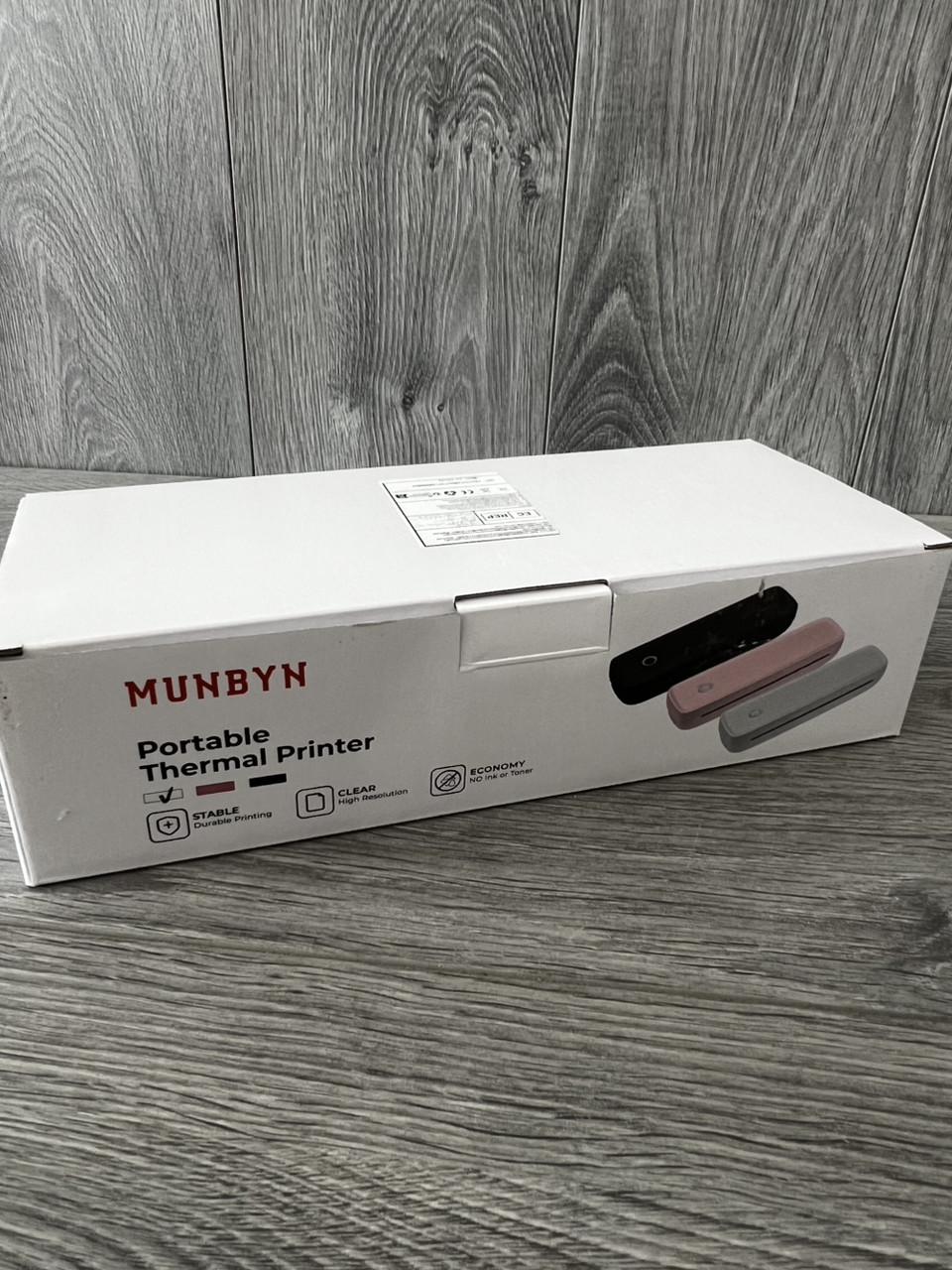 Термопринтер портативный MUNBYN ITP04 A4 без чернил Bluetooth для Android iOS ПК Белый - фото 8