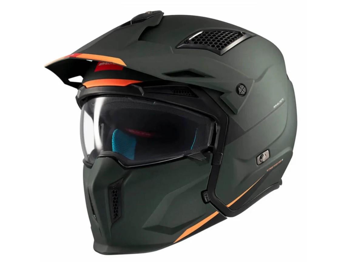 Мотошлем MT HELMETS Streetfighter SV S Solid A6 ECE2206 S Matt Green (35879) Мотошлем MT HELMETS Streetfighter SV S Solid A6 ECE2206 S Matt Green (35879)