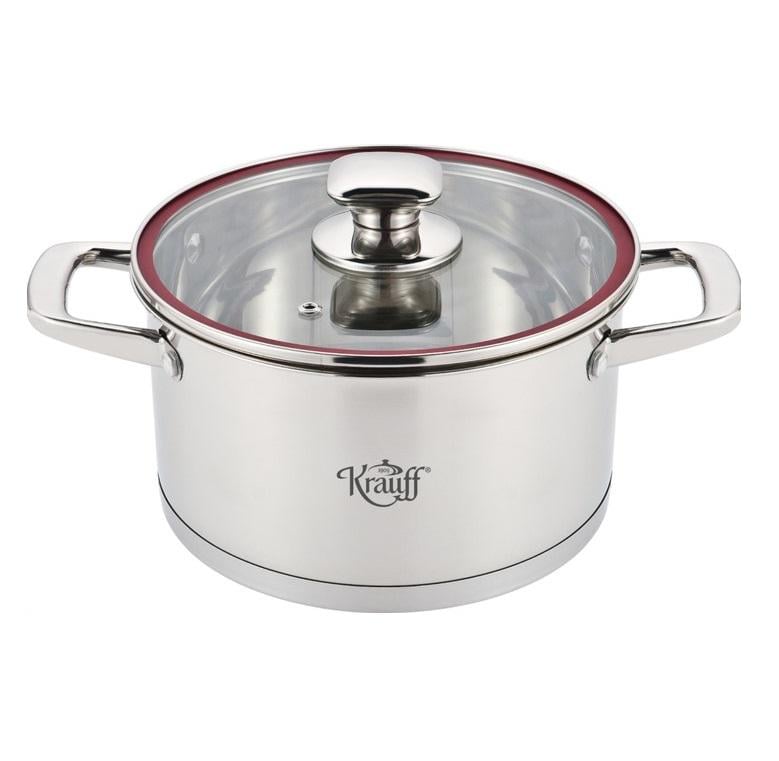 Кастрюля Krauff Prime Chef со стеклянной крышкой 20 см 3.7 л Кастрюля Krauff Prime Chef со стеклянной крышкой 20 см 3.7 л