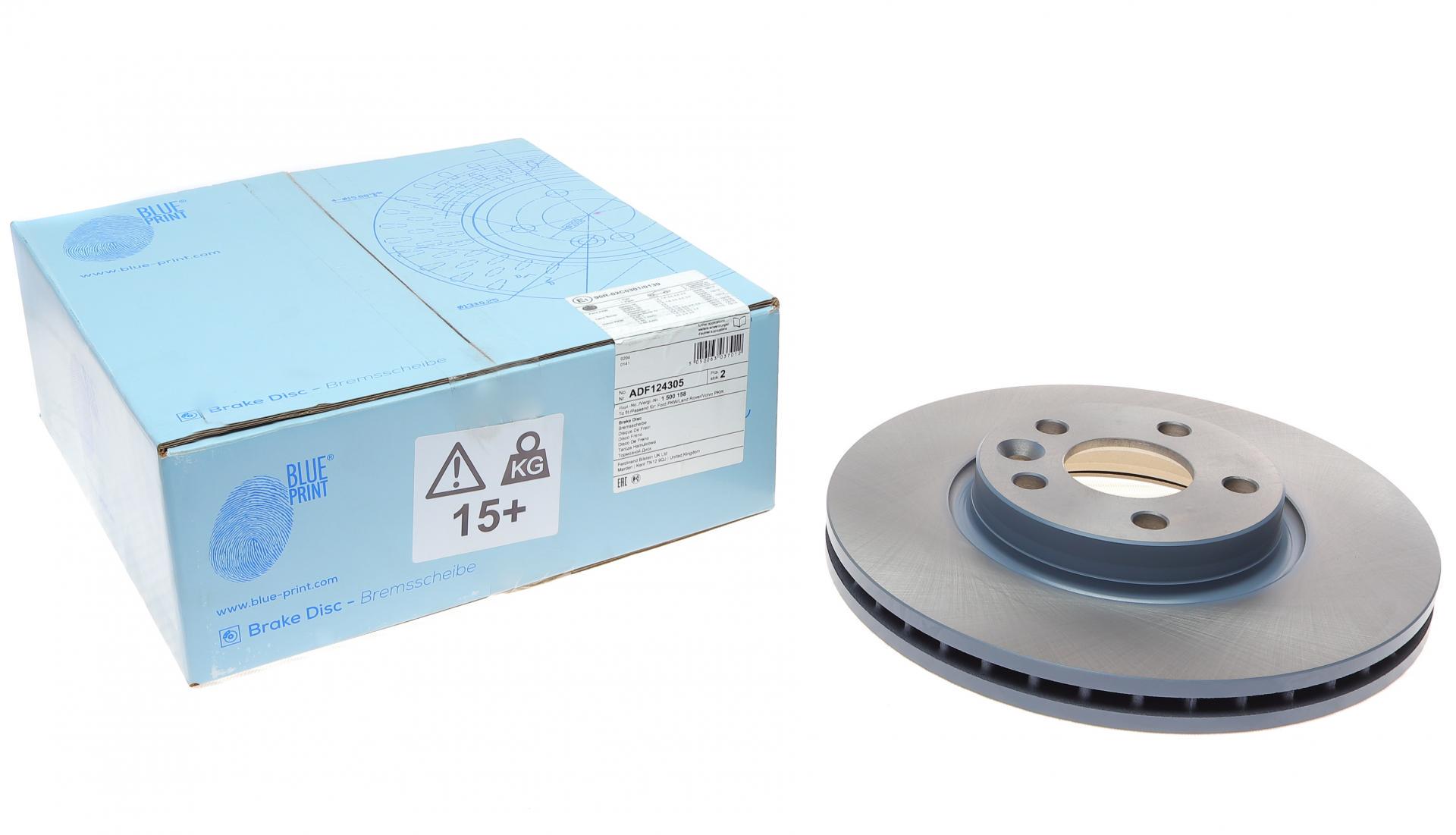 Диск тормозной передний BLUE PRINT для Range Rover Evoque 11-/Ford Galaxy/S-MAX 06-15 300x28 мм (ADF124305)