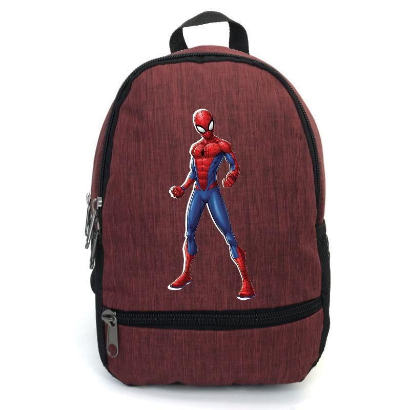 Школьный рюкзак подростковый Cappuccino Toys с принтом Spiderman-001 12,5 л Красный (1558626752)