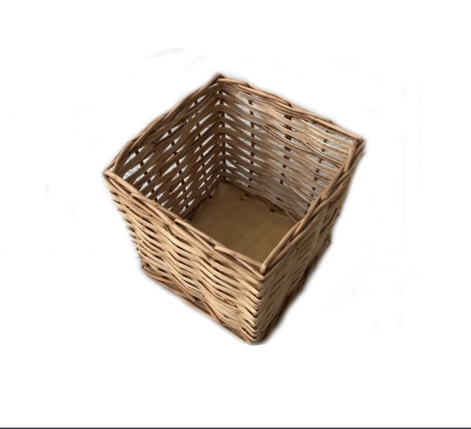 Корзина плетеная из лозы 15x15x15 см
