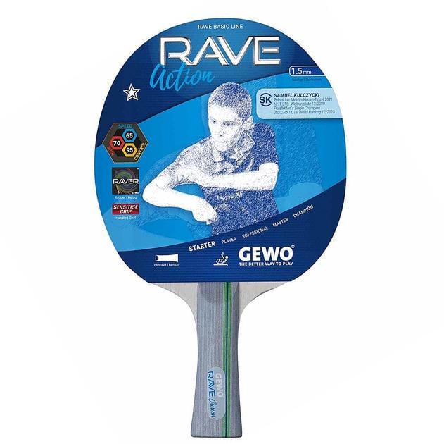 Ракетка для настольного тенниса Gewo Rave Action FL (931327)