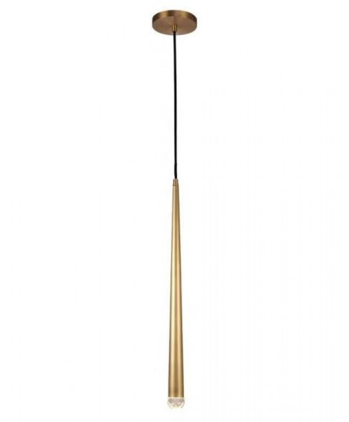 Світильник підвісний Kloodi Deco PE-MA8062-1H Латунь (11877399)