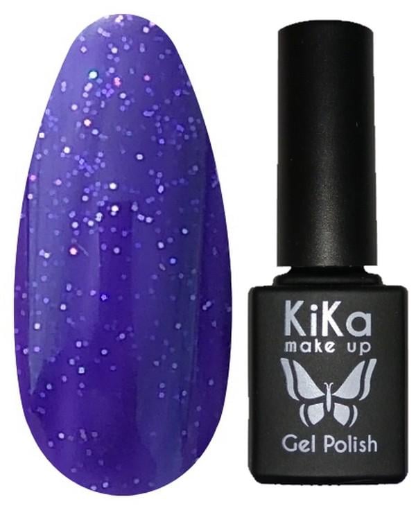 Гель-лак Kika №039 с блестками 8,5 мл Фиолетовый (KGP-039)