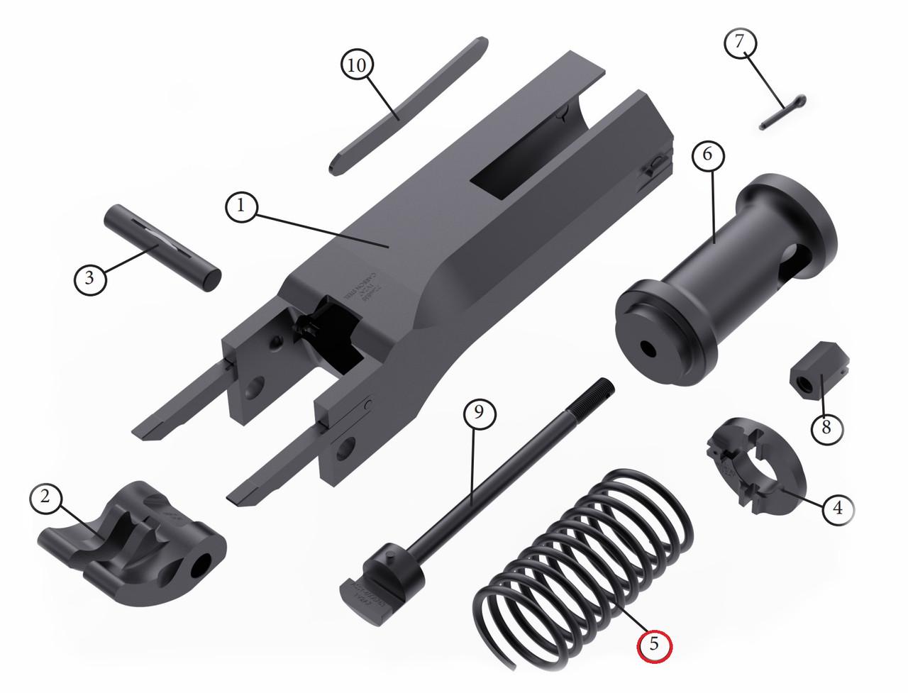 Пружина демпфера Browning M2 (OOW50BMG) - фото 3