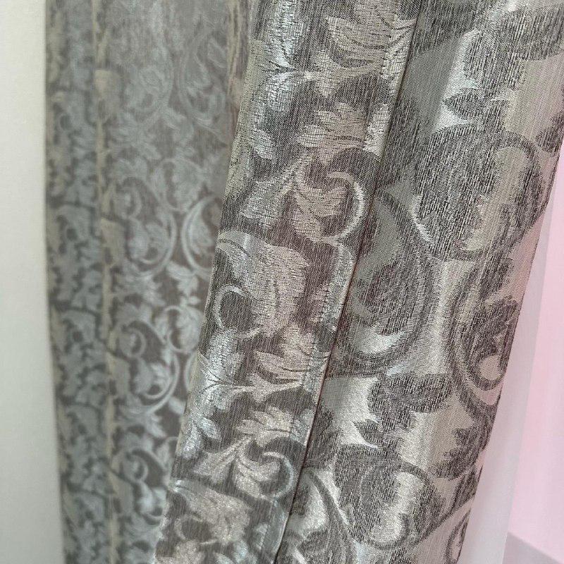 Шторы Севилья жаккардовые 1,5х2,7 м 2 шт. Серый - фото 7 Шторы Севилья жаккардовые 1,5х2,7 м 2 шт. Серый - фото 7