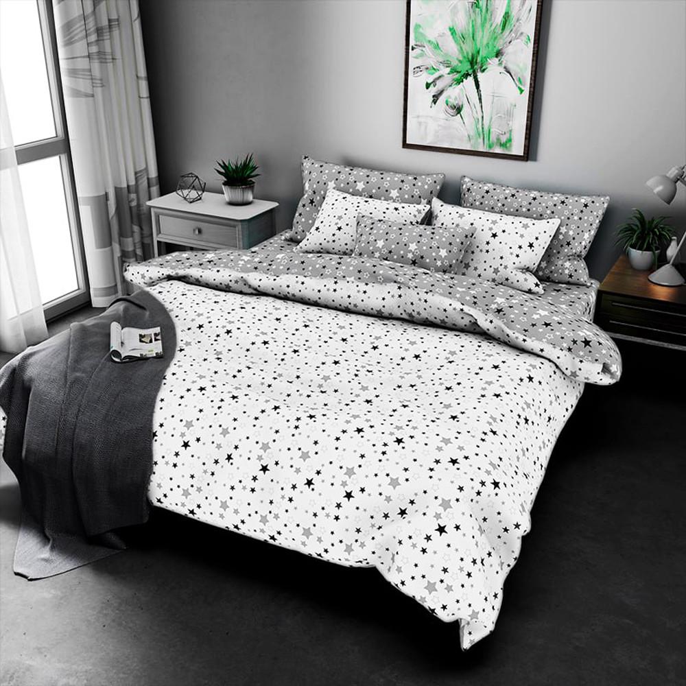 Комплект постельного белья LoveYouHome бязь gold Звезда двуспальный 175x215 см (7247)
