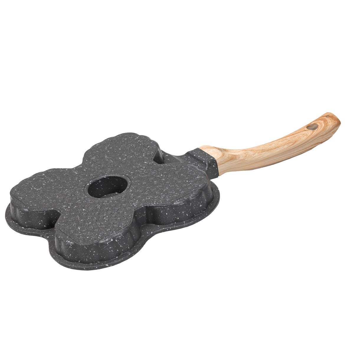 Сковорода для оладьев/яиц/панкейков антипригарная порционная на 4 секции (4882) - фото 12