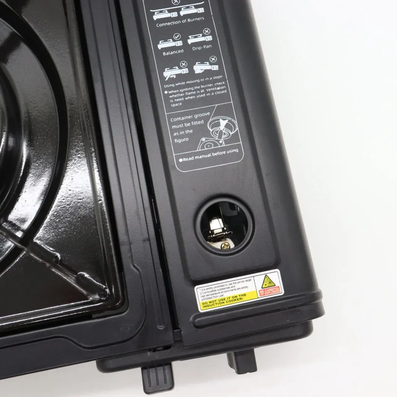 Газова плита на 1 конфорку BDZ-155-A з п'єзопідпалом під газовий балон (25365198) - фото 7 Газова плита на 1 конфорку BDZ-155-A з п'єзопідпалом під газовий балон (25365198) - фото 7